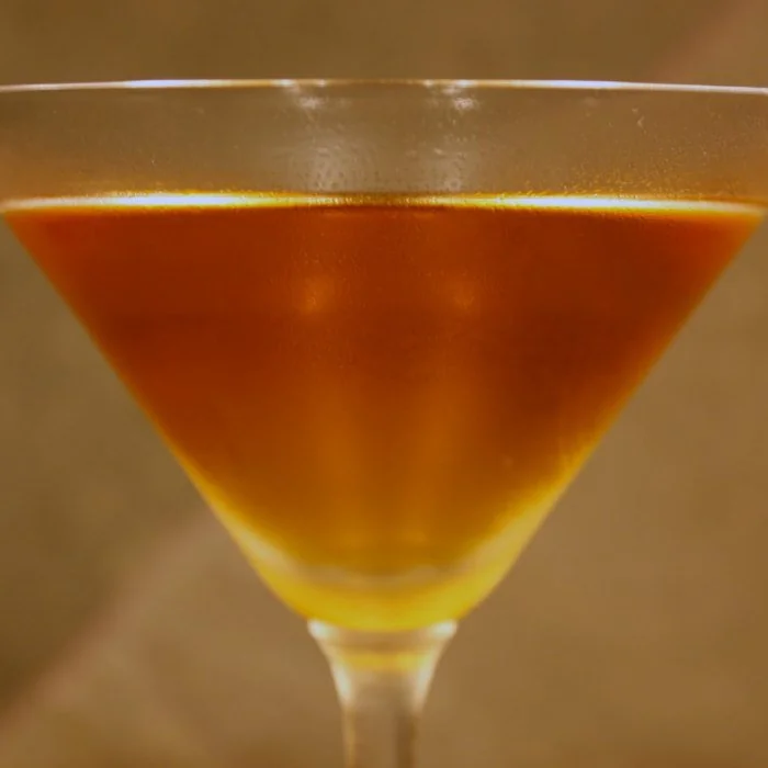 Amaretto Stinger cocktail