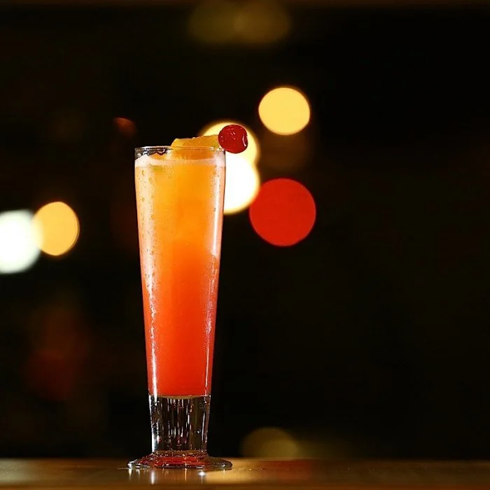 Amaretto Sunset cocktail