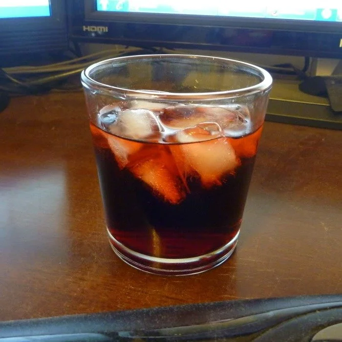 Bruce's Puce cocktail