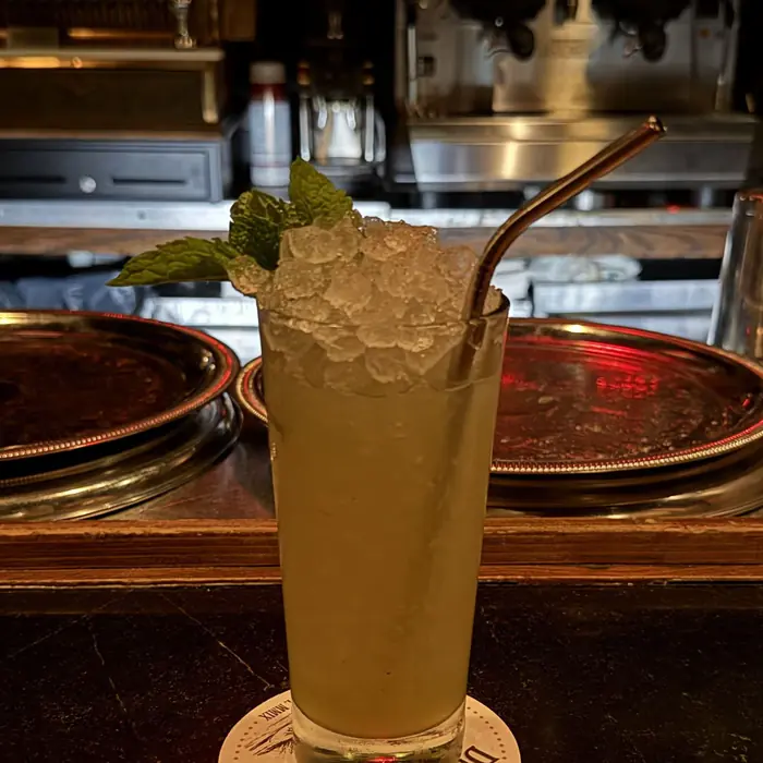 Chartreuse Swizzle cocktail