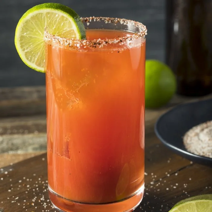Michelada cocktail
