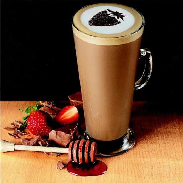 Mocha-Berry cocktail